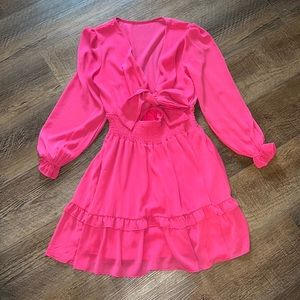 Pink Ruffle Dress
